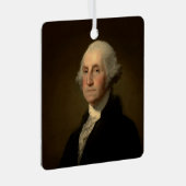 George Washington 1st Amerikaans President door St Metalen Ornament (Voorkant Rechts)