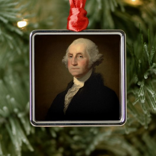 George Washington 1st Amerikaans President door St Metalen Ornament (Boom)