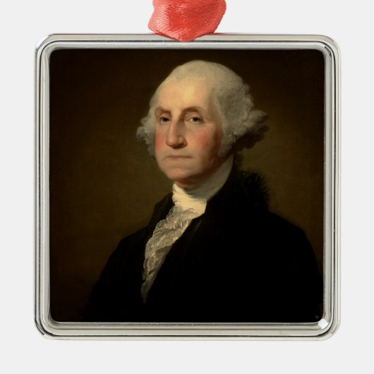 George Washington 1st Amerikaans President door St Metalen Ornament (Voorkant)
