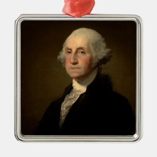 George Washington 1st Amerikaans President door St Metalen Ornament (Voorkant)