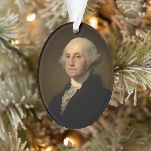 George Washington 1st Amerikaans President door St Ornament (Boom)