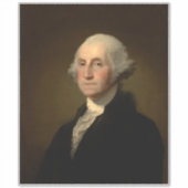George Washington 1st Amerikaans President door St Sticker (Voorkant)