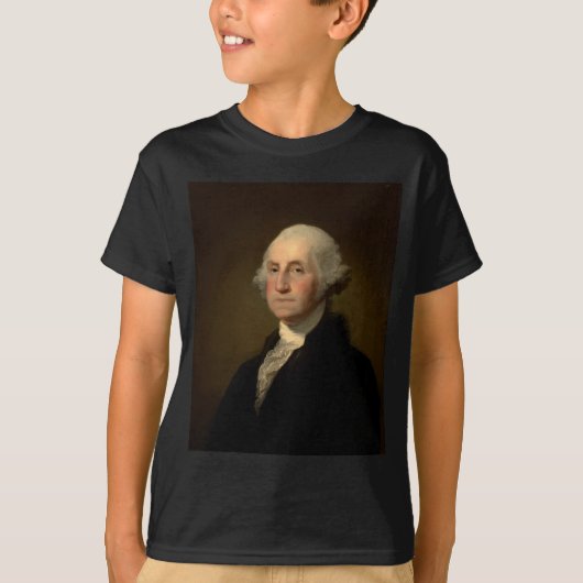 George Washington 1st Amerikaans President door St T-shirt (Voorkant)