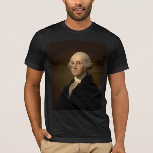 George Washington 1st Amerikaans President door St T-shirt (Voorkant)