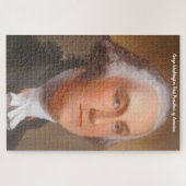 George Washington 1ste President Amerika. Jigsa Legpuzzel (Horizontaal)
