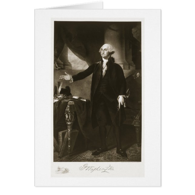 George Washington, 1ste President van de Verenigde (Voorkant)