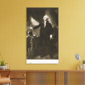 George Washington, 1ste President van de Verenigde Canvas Afdruk (Insitu (Woonkamer))