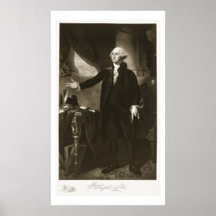 George Washington, 1ste President van de Verenigde Poster