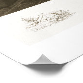 George Washington, 1ste President van de Verenigde Poster (Hoek)