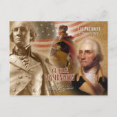 George Washington - 1ste President van de VS Briefkaart (Voorkant)