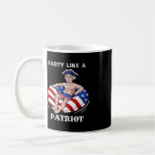George Washington 4 juli USA Patriot Fun Koffiemok (Links)