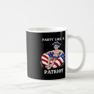 George Washington 4 juli USA Patriot Fun Koffiemok
