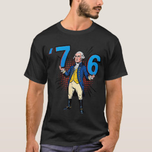 George Washington 76 Yeeted Six Seven T-shirt