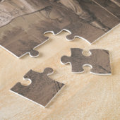 George Washington Abraham Lincoln Eagle Patriotic Legpuzzel (Zijkant)