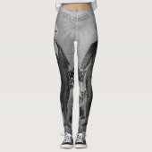 George Washington Abraham Lincoln Patriotic 4 juli Leggings (Voorkant)