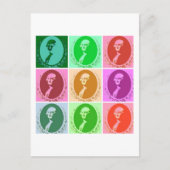 George Washington Abstract Briefkaart (Voorkant)