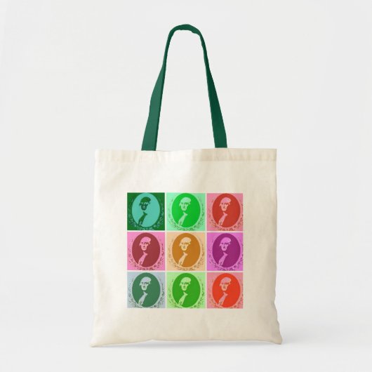 George Washington Abstract Tote Bag (Voorkant)