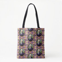 George Washington AI Art Canvas tas