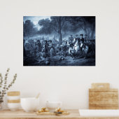 George Washington als een soldaat poster (Keuken)