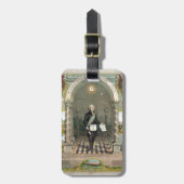 George Washington als Freemason Bagagelabel (Voorkant verticaal)