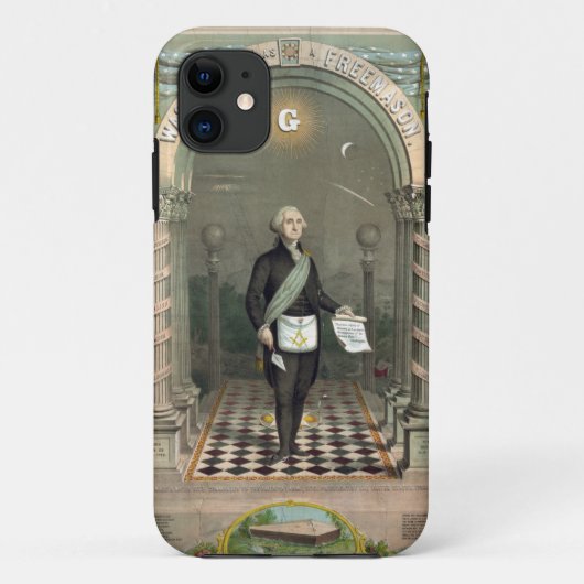 George Washington als Freemason Case-Mate iPhone Case (Achterkant)