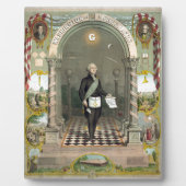 George Washington als Freemason Fotoplaat (Voorkant)