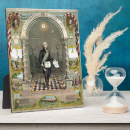 George Washington als Freemason Fotoplaat