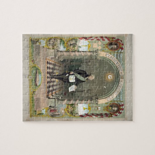 George Washington als Freemason Legpuzzel (Horizontaal)