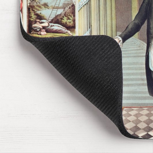 George Washington als Freemason Muismat (Hoek)