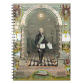 George Washington als Freemason Notitieboek (Voorkant)
