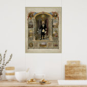 George Washington als Freemason-portret, 1867. Poster (Keuken)