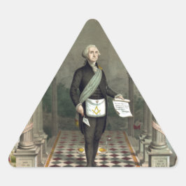 George Washington als Freemason Sticker