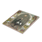 George Washington als Freemason Tegeltje (Zijkant)