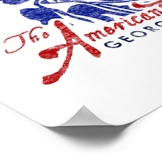 George Washington American Revolution Retro Poster (Hoek)