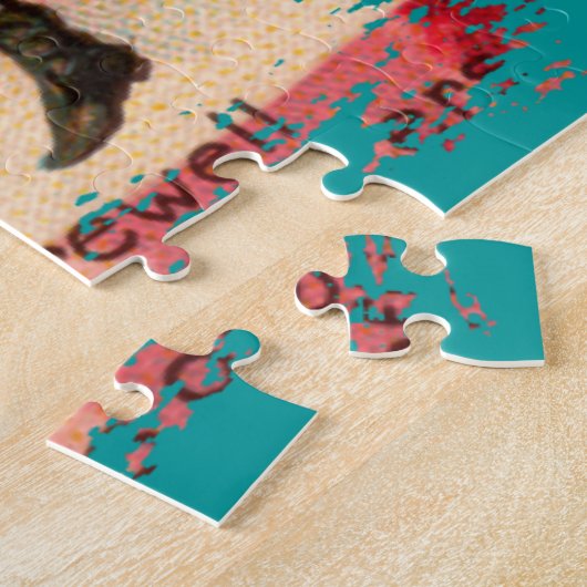 George Washington and Troops Large Puzzle Legpuzzel (Zijkant)