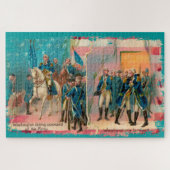 George Washington and Troops Large Puzzle Legpuzzel (Horizontaal)
