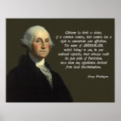 George Washington Assimilation Poster (Voorkant)