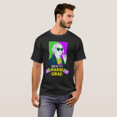 George Washington Beads Mardi Gras New Orleans 202 T-shirt (Voorkant volledig)
