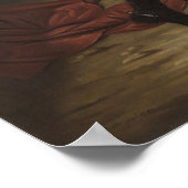 George Washington bij de slag om Princeton, 1781 Poster (Hoek)