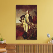 George Washington bij Princeton, 1779 Canvas Afdruk (Insitu (Woonkamer))