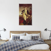 George Washington bij Princeton, 1779 Canvas Afdruk (Insitu (Slaapkamer))