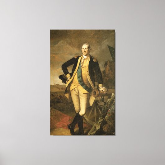 George Washington bij Princeton, 1779 Canvas Afdruk (Voorkant)