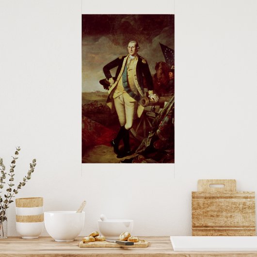 George Washington bij Princeton, 1779 Poster (Keuken)