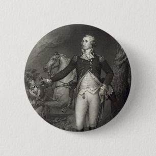 "George Washington bij Trenton" knoppen Ronde Button 5,7 Cm