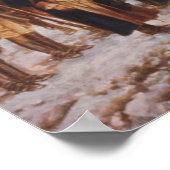 George Washington bij Valley Forge, Canvas Poster (Hoek)