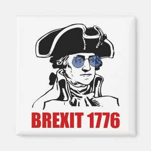 George Washington Brexit 1776 EU-vlag zonnebril Magneet