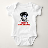 George Washington Brexit 1776 EU-vlag zonnebril Romper (Voorkant)