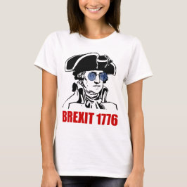 George Washington Brexit 1776 EU-vlag zonnebril T-shirt