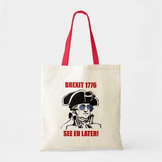 George Washington Brexit 1776 EU-vlag zonnebril Tote Bag (Voorkant)