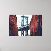 George Washington Bridge Canvas Print (Voorkant)